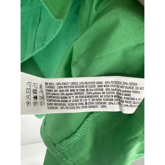 TUCKERNUCK English Factory Spring Green Loraine Mini Dress NWT Size Large - Picture 11 of 12